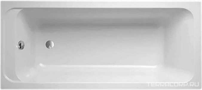 Ванна 1600х700хh460мм, (без ножек и слива-перелива), (акрил цв. 01 white alpin),  ZZ Villeroy & Boch Architectura UBA167ARA2V-01