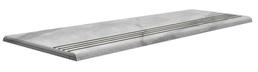 Ступени Kerama Marazzi Монте Тиберио Ступень Double стандарт Правая обрезной (n049045) ZZ60x119.5 Белый, фото 3