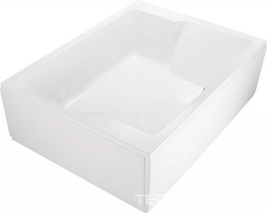 Ванна 190х145хh51см, прямоугольная, без каркаса и удлинённого слива-перелива, (акрил), Plane-Duo ZZ Cezares Plane Duo PLANE_DUO-190-145-51
