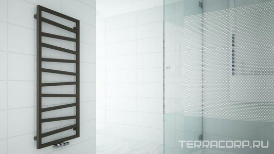 Полотенцесушитель, (цв. матовый RAL 9005),  1310-500, Terma ZZ Terma ZigZag ZigZag 1310-500 / цв.чёрн мат. RAL 9005
