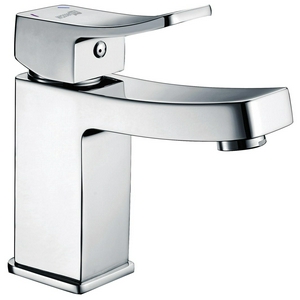 Смеситель для раковины, низкий,  без донного клапана, цв.хром ZZ Wasserkraft aller 1063