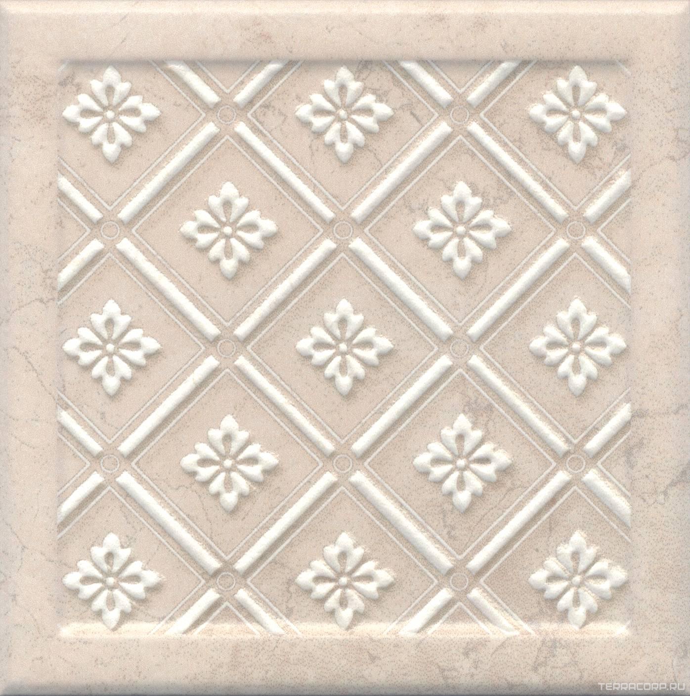 Керамическая плитка Kerama Marazzi Лонгория Декор B96XX15x15 Бежевый, фото 4