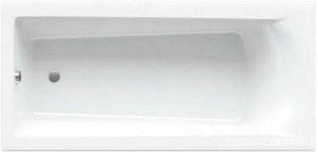 Ванна акриловая "", 1800х800 мм, прямоугольная, БЕЗ каркаса, слива-перелива и панели, белая ZZ Mirsant Ривьера ЧР18080