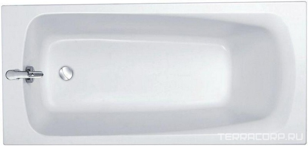 Акриловая ванна  170x70, прямоугольная (БЕЗ каркаса и панели) ZZ Jacob Delafon Patio E6812RU-01