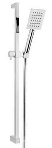 Душевой гарнитур, стойка h700мм, лейка д/д ручн., шланг, (цв.хром), Catania ZZ Paini Genova GNCR121