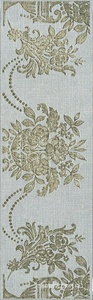 Керамическая плитка Kerama Marazzi Борромео Бордюр  25x7,7 Голубой 