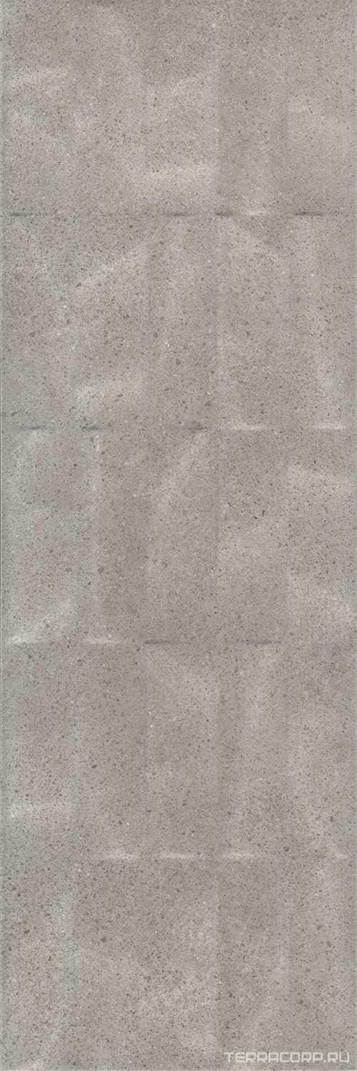 Керамическая плитка Kerama Marazzi Безана серый структура обрезной 25х75 Серый, фото 6