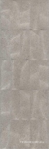 Керамическая плитка Kerama Marazzi Безана  серый структура обрезной 25х75 Серый 