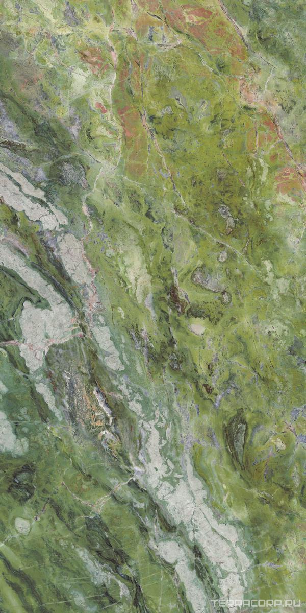 Керамогранит Ariostea Ultra Marmi Brilliant Green Lucidato (Shiny) 6 mm 150x300 Зеленый, фото 5