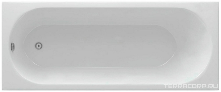 Акриловая ванна Акватек Оберон 180 слив cлева, фронт панель, каркас, ZZ Акватек оберон OBR180-0000003