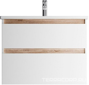 Тумба подвесная 80 см, без раковины ,  цв. белый глянец AMPM X-Joy M85AFHX0802WG