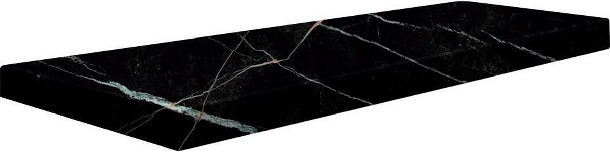 Ступени AtlasConcorde Россия EMPIRE Empire Calacatta Black Scal. Ang. Dx 33x80/ЭМПАИР КАЛАК. БЛЭК СТУПЕНЬ УГЛОВАЯ ПР 33x80 Черный 
