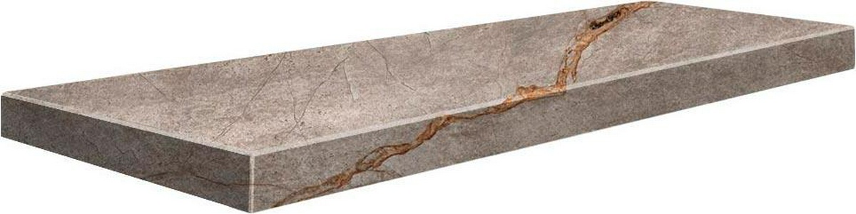 Ступени AtlasConcorde Россия EMPIRE Empire Silver Root Scal. Ang. Dx 33x80/ЭМПАИР СИЛЬВЕР РУТ СТУПЕНЬ УГЛОВАЯ ПР 33x80 Серый 