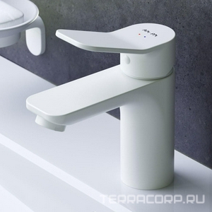 Смеситель для раковины Х-Joy, без д/к, цвет белый ZZ AMPM X-Joy F85A02133