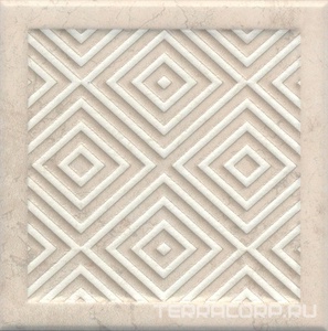 Керамическая плитка Kerama Marazzi Лонгория Декор  B100XX15x15 Бежевый 