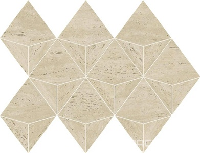 Мозаика Atlas Concorde Italy Marvel Travertine Marvel Pearl Mosaico Origami 28x41 Бежевый 
