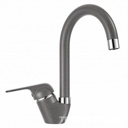 Смеситель Granula GR-1024 графит, для кухонной мойки| 15x27x25