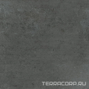 Керамогранит Zerde Concrete  anthracite 60x60 Черный 