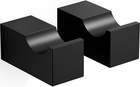Крючки 2шт., (цв.черный матовый),  ZZ Decor Walther Corner 0561960