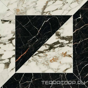 Керамогранит AtlasConcorde Россия Allure  Ins.Spire Lap 60/Аллюр Вст. Спире Шлиф. 60 Комбинированный 