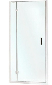 Дверь в нишу 94-98xh190см, (вход 55см) петли двери и непод.сегм слева (профиль цв. хром, стекло прозрачное StarClean),  ZZ Samo Polaris Design B9438 ULU AS SX DF
