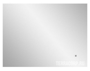 Зеркало 70х90 см, универсальный монтаж, фоновая LED подсветка с сенсорным выключателем