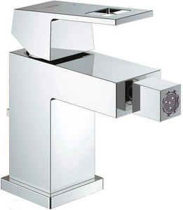 Смеситель однорычажный для биде, с донным клапаном, хром KL Grohe Eurocube 23138000