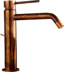 Смеситель для раковины, излив h104мм, с д/к, (цв. oxidized), UP ZZ