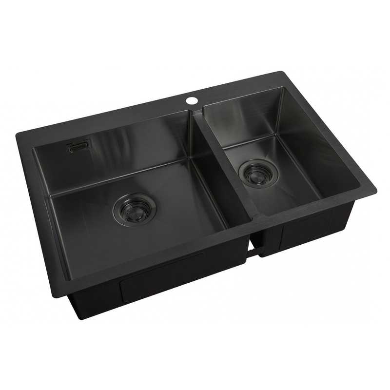 Мойка кухонная Zorg Light ZL R 780-2-510-R GRAFIT| 51x78x20