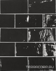 Керамическая плитка APE Ceramica Switch Power Graphite Gloss 6,2x12,5 Черный 