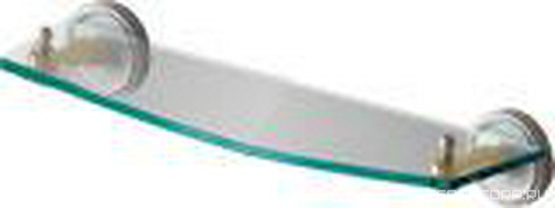 Полка стеклянная 60см, (керамика/латунь)  ZZ Devon & Devon Dorothy DOR410ОТ