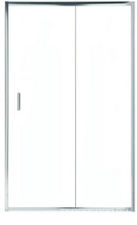 Душевая дверь в нишу Aquanet Aquanet SD-1100A 110 см, раздвижная, профиль хром глянец, стекло прозрачное ZZ