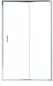 Душевая дверь в нишу Aquanet Aquanet SD-1100A 110 см, раздвижная, профиль хром глянец, стекло прозрачное ZZ Aquanet Универсал 273605