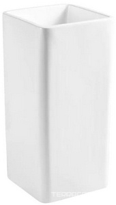 Раковина прямоугольная напольная SL-4013, 40,5x40,5х84 см, цв. белый, ZZ SantiLine SantiLine SL-4013