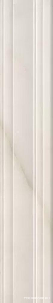 Керамическая плитка Kerama Marazzi Греппи Бордюр Багет белый 40x7,3 Белый, фото 3