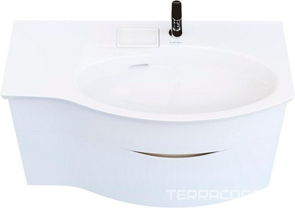 Тумба RIVA 100 см правая, белая матовая Kerama Marazzi Riva RV.100Rh\WHT.M