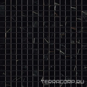 Керамогранит Atlas Concorde Italy Marvel Dream Marvel Black Atlantis  Mosaico Lappato   30x30 Черный 