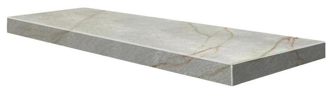 Ступени AtlasConcorde Россия EMPIRE Empire Calacatta Diamond Scal. Ang. Sx 33x60/ЭМПАИР КАЛАК. ДАЙМОНД СТУПЕНЬ УГЛОВАЯ ЛЕВ 33x60 Белый 