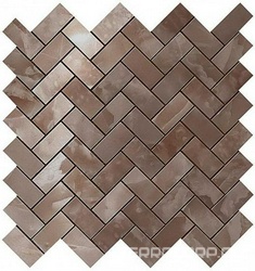 S.O. Black Agate Herringbone Mosaic / С.О. Блэк Агате Хэрринбоун Мозаика