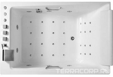 Акриловая ванна Orans OLS-BT65105 L 180x120 см| 180x120x68