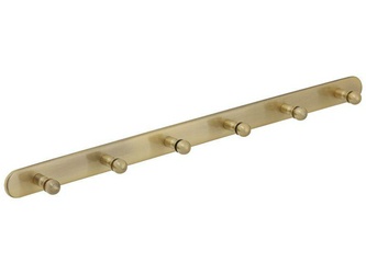 Планка с 6-ю крючками L47,5 см., бронза ZZ