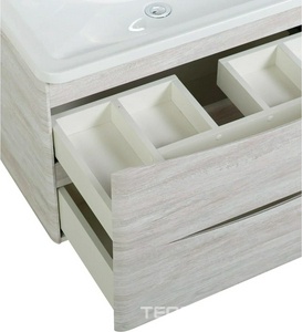 База под раковину подвесная с двумя выкатными ящиками, 800x455x525мм, без раковины, (цв.Rovere Vintage Bianco), Acqua ZZ BelBagno ACQUA ACQUA-800-2C-SO-RVB