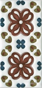 Керамическая плитка Kerama Marazzi Клемансо STG\B616\16000 Декор  орнамент матовый  7.4х15 Комбинированный 