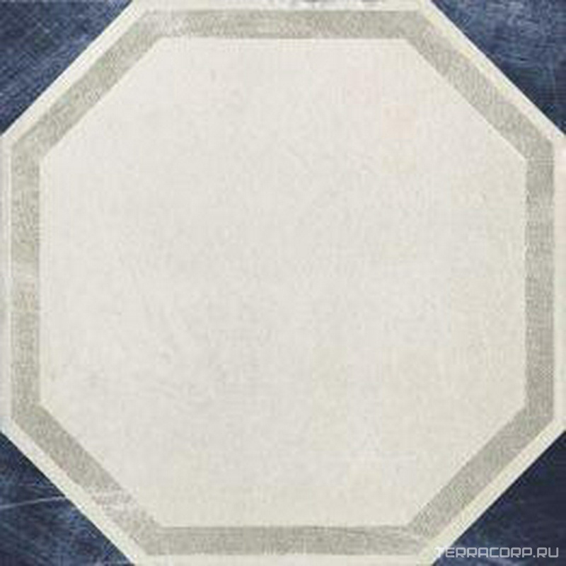 Керамогранит CIR Via Emilia Inserto Bianco-Blu 20x20 Комбинированный