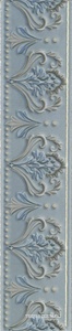 Керамическая плитка Kerama Marazzi Фару Бордюр  голубой матовый обрезной ХХ 25х5,5 Голубой 