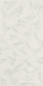 Керамическая плитка Atlas Concorde Italy 3D Wall Carve  Leaf White 40x80 ZZ Белый 