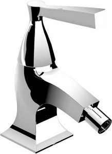 Смеситель для биде на 1 отв., одноручк., с д/к, (цв.хром),  ZZ Zucchetti Bellagio ZP3343