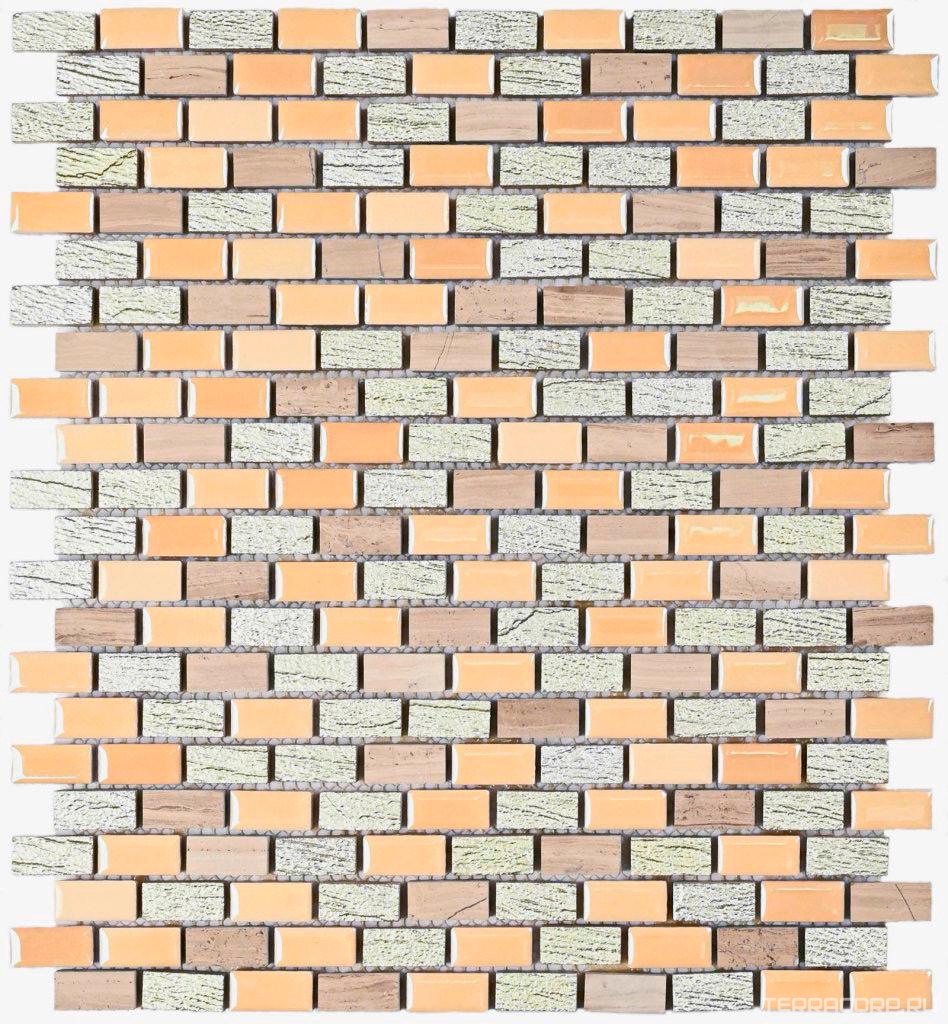 Мозаика Bonaparte Керамическая мозаика Select (12x25x8) 30,6x26,9 Комбинированный, фото 3