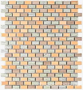 Мозаика Bonaparte Керамическая мозаика Select  (12x25x8) 30,6x26,9 Комбинированный 