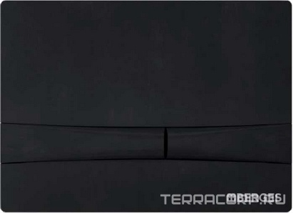 Клавиша для инсталляции, двухрежимная, цв. Soft Touch матовый черный ZZ Berges Novum 040055